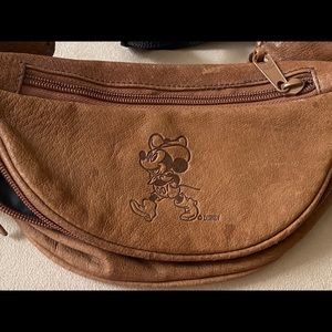 Genuine leather cowboy Mickey Mouse fanny pack:)